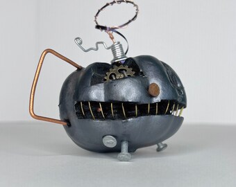 Small Steampunk Halloween Pumpkin