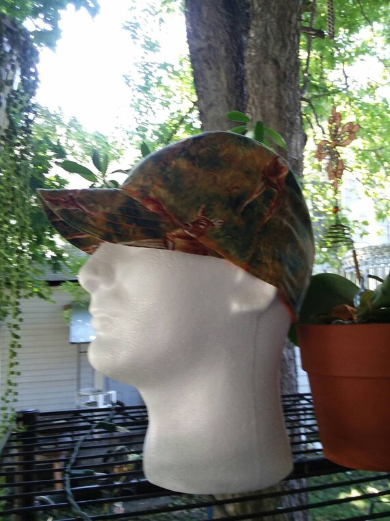 Deer Print Welding Cap, Welders Hat, Outdoors Hat, Custom Welding Hat, Cloth Welding Hat, Welders Cap, Welding Cap, Custom Welding Cap, Hat
