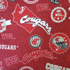 WSU Cougar Welding Hat, Welders Hat, Custom Welding Hat, Cloth Welding Hat, Welders Cap, Welding Cap, Custom Welding Cap