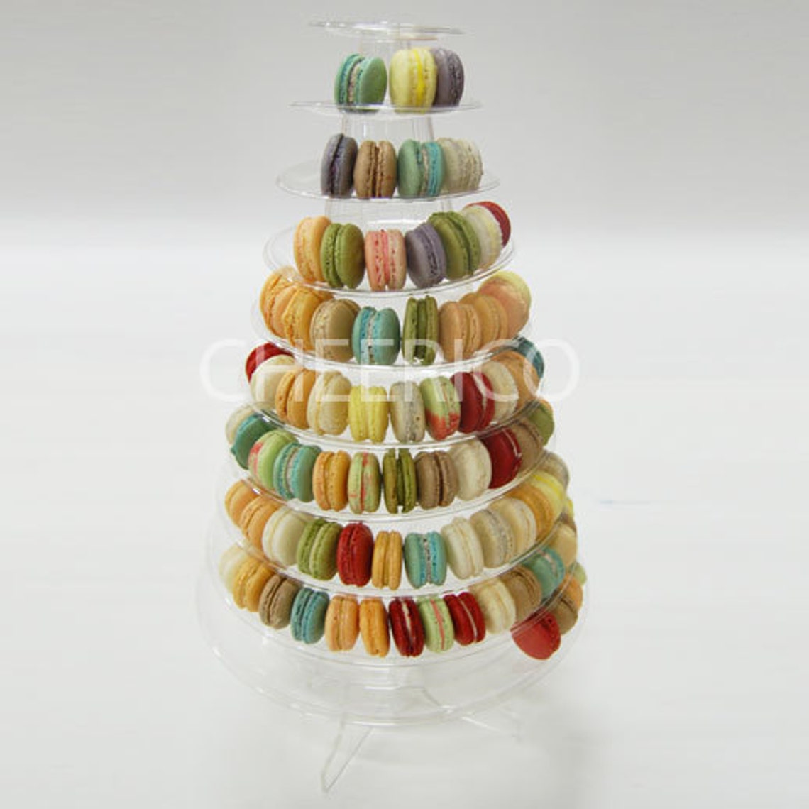 10 Tier Macaron Display Stand for French Macarons By Cheerico Etsy