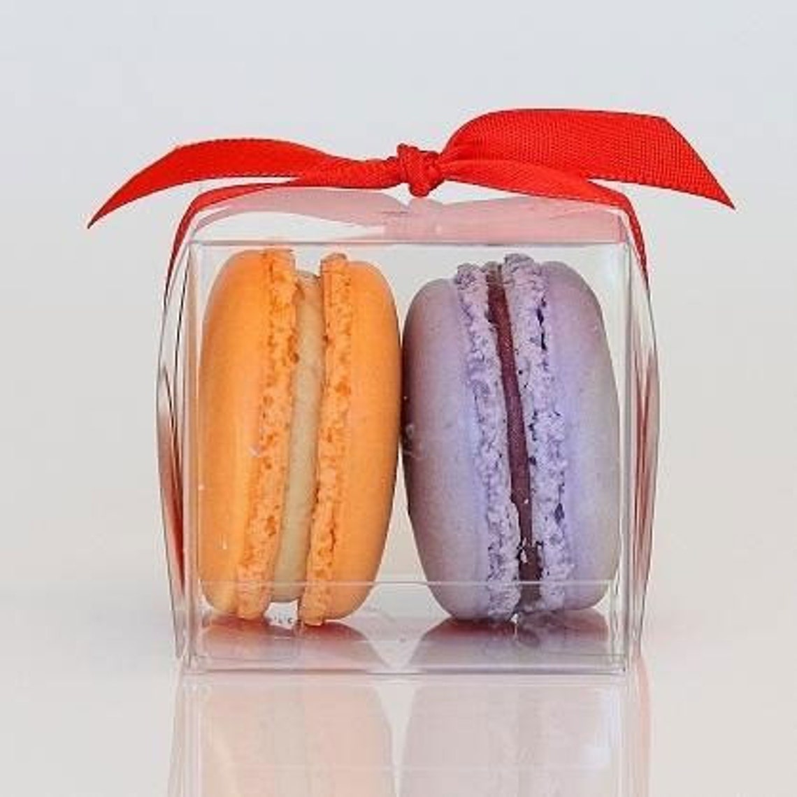25 Units of Clear Macaron Box for 2 Macarons Etsy