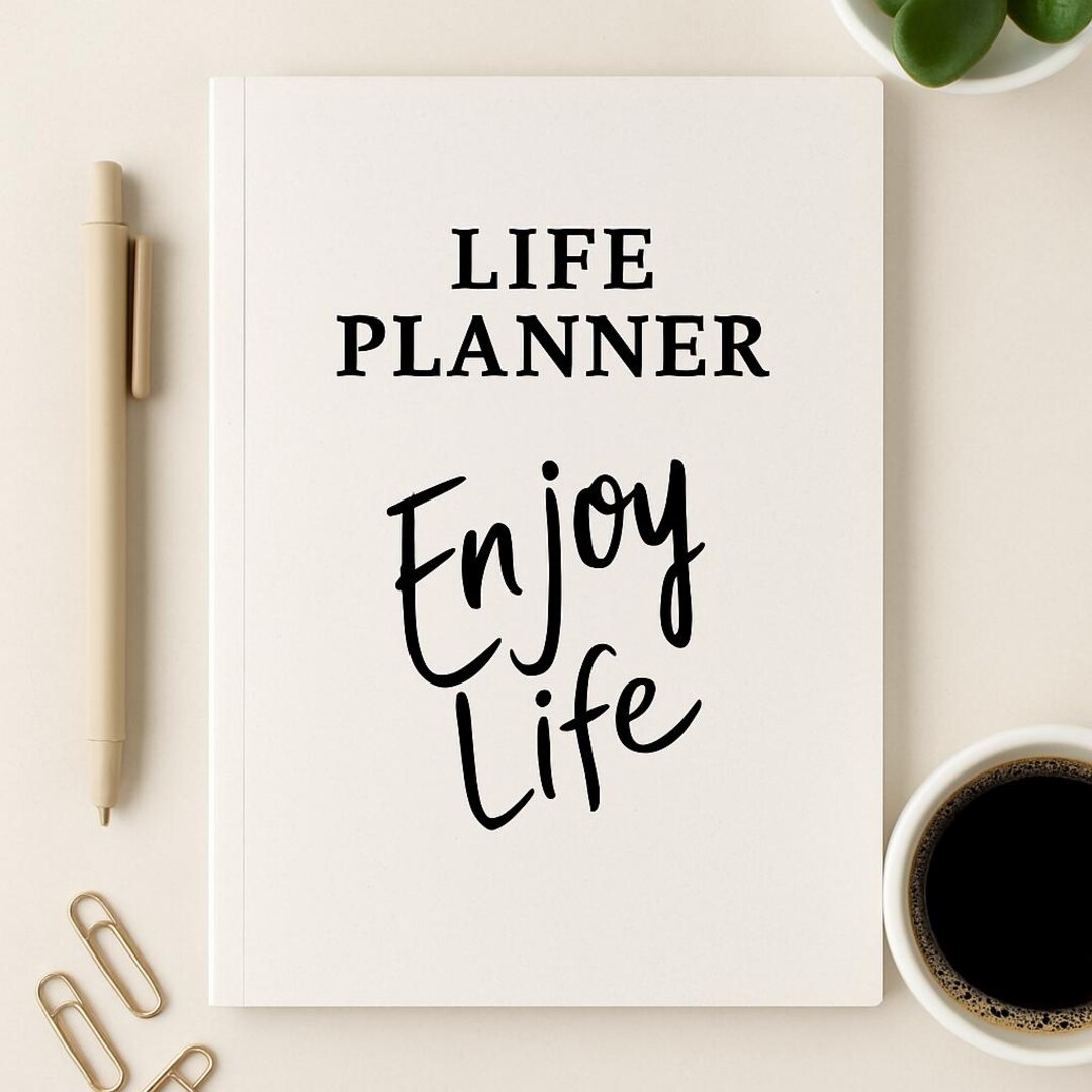 Life Planner Printable | Daily Weekly Monthly Planner | Productivity ...