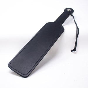 Black Leather Fraternity Bondage Paddle
