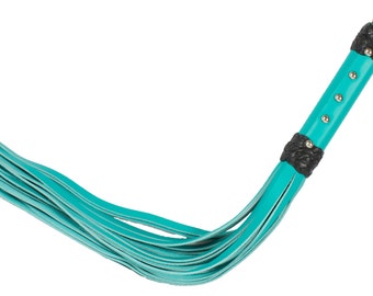 Bondage Turkos Läder 20" Remspisk