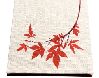 Autumnal Concertina Photo Album Japanese Maple Leaves "Kouyou"