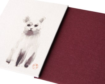 Handmade "Kitten" Photo Album Leporello / Concertina for Cat Lovers