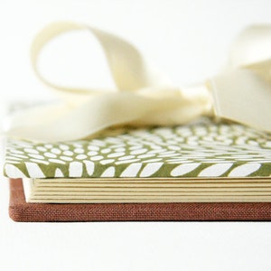 Olive Rice Grain Pattern Accordion Photo Album image 2