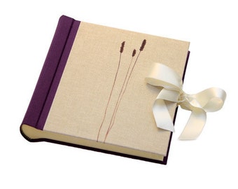 Handmade Luxury Linen Photo Album for Nature Lovers "San"