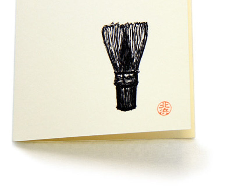 Japanese Illustration 5 Invitation Card Set japan Etsy