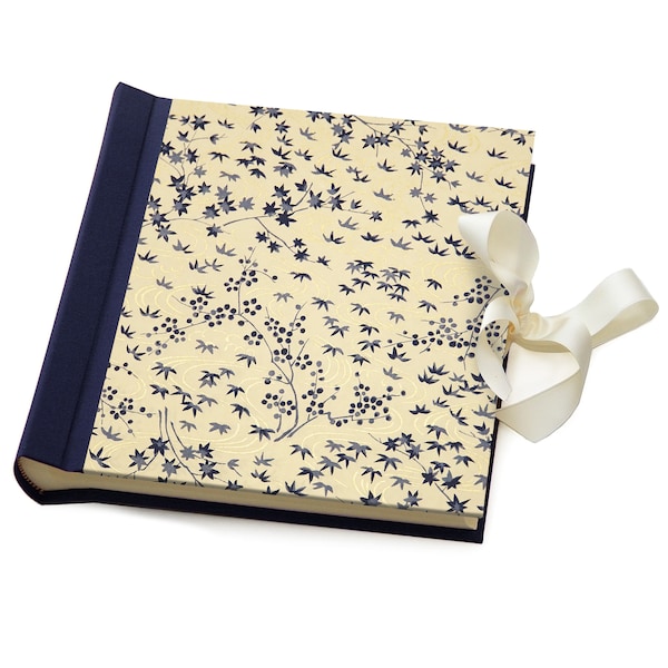 Elegant Handmade Japanese Photo Album "Kawa"