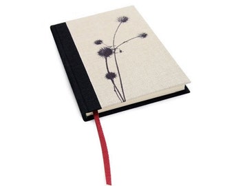 2023 Planner / Handmade Thistle Design Book on Natural Linen "Azami"