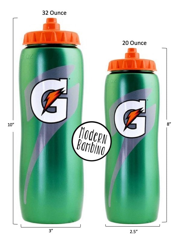 Personalized Gatorade Water Bottles, Team Water Bottles, 32oz