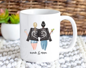 Best Friend Personalized Wine Tumbler Coffee Mug Customize