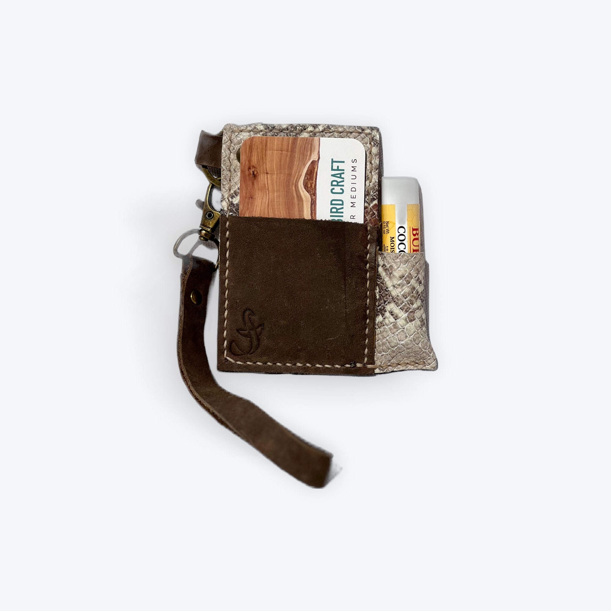 Handmade Cardholder With Chapstick Slot - Etsy