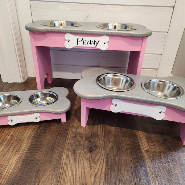 Princess Personalized Dog Feeder