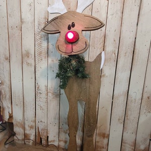 Lighted Rudolph