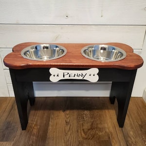 Personalized Large dog feeder