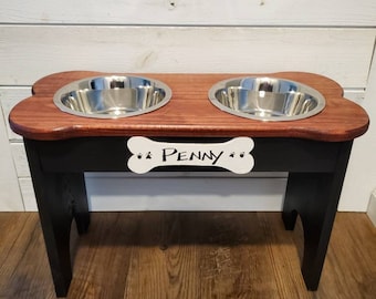 Personalized Large dog feeder