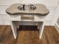 Personalized Large single dog feeder