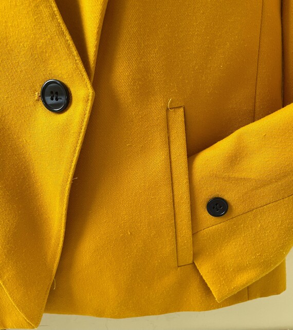 1980s Mustard Yellow Blazer - image 3