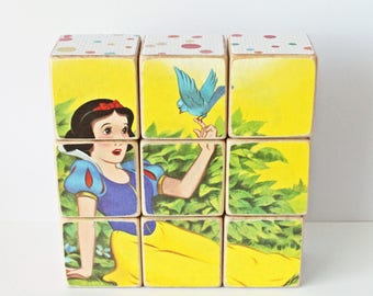 Snow White // Puzzle Blocks // Wooden Blocks // Little Golden Book