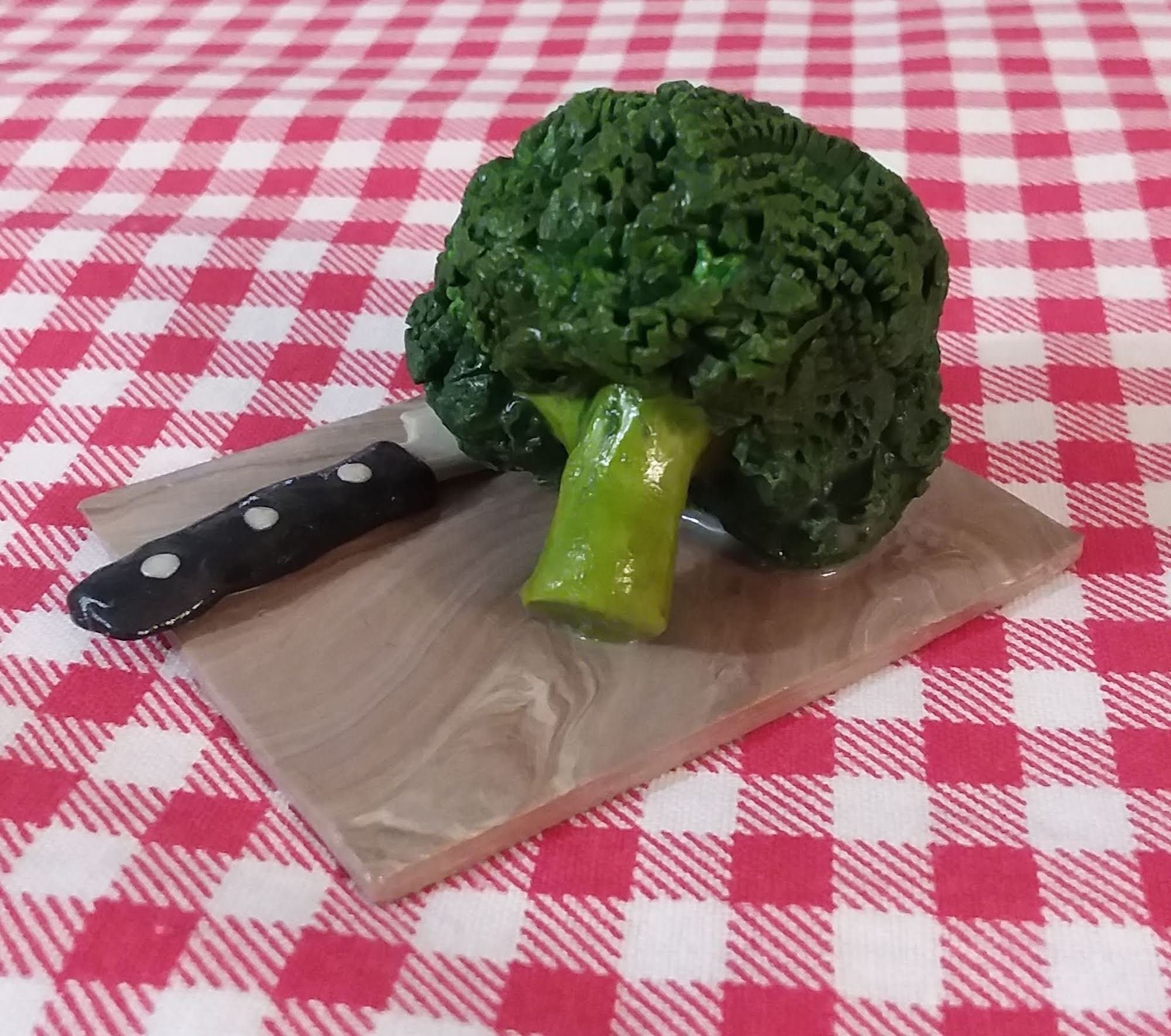 Fake Broccoli Polymer Clay Mini Broccoli Magnet, Mini Fake Broccoli, Kitchen Gift ...