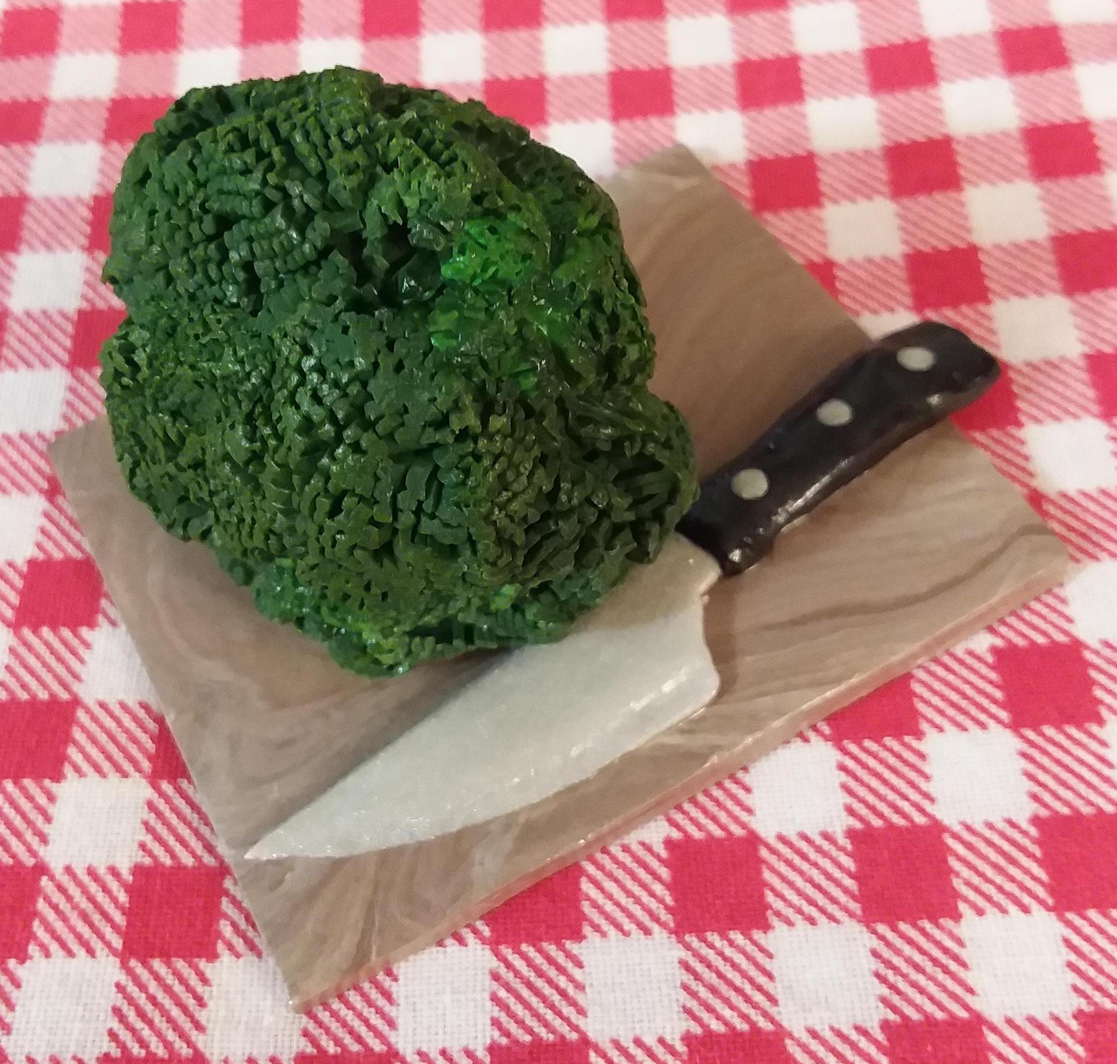 Fake Broccoli Polymer Clay Mini Broccoli Magnet, Mini Fake Broccoli, Kitchen Gift ...