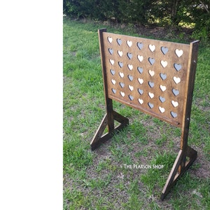 Giant & JR Personalized Hearts 4-in-a-row Connect Game