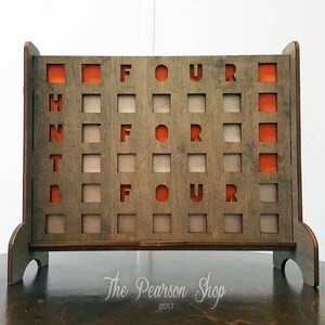 Squares 4-in-a-row Personalized Game