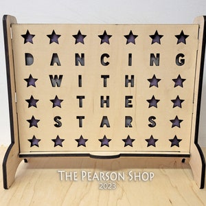 Stars 4-in-a-row Personalized Game