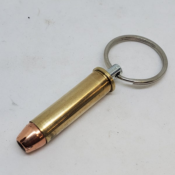 Replica .357 Magnum Bullet Keychain with Hornady XTP bullet!!