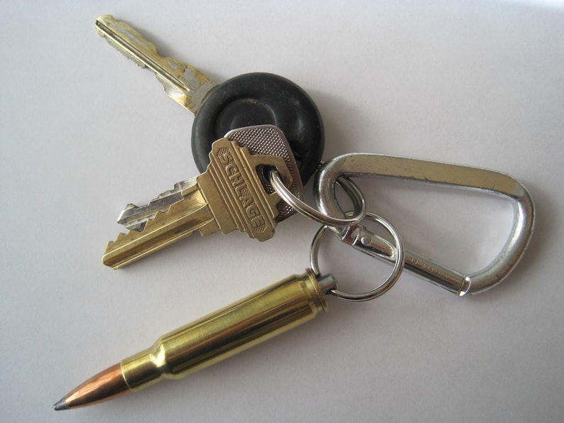 Replica .308 Winchester Bullet Keychain with Remington Core-Lokt Bullet