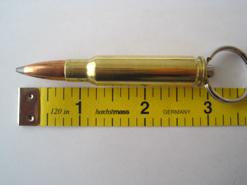 Replica .308 Winchester Bullet Keychain with Remington Core-Lokt Bullet