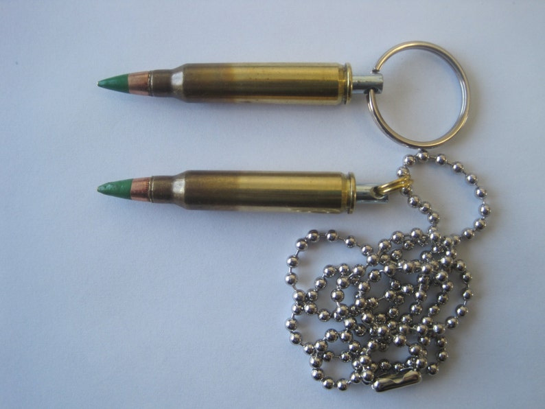 Replica 5.56mm NATO Key Chain/necklace Combo With 62 Grain Etsy