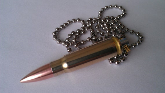Replica 7.62 X 39mm Bullet Necklace With 123 Grain FMJ Bullet - Etsy
