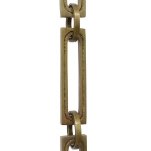 Polished Brass Chandelier Chain - 1 Meter Length, 16mm Links - For Hanging Pictures, Mirrors, Lighting