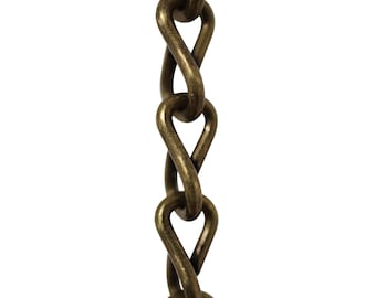 Double Jack Steel Hanging Basket Chain 10 Feet - CH-ST51-U from RCH Hardware