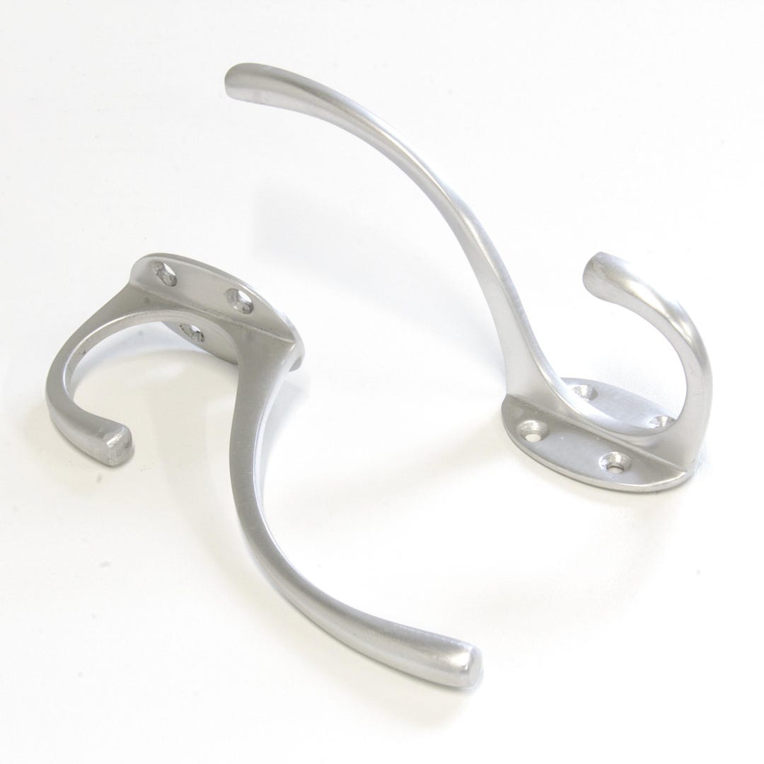 Current Hooks Decorative 2.5 Inch Aluminum Current Wall Hook for Hats, Coats, and ...