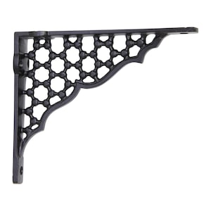 Honeycomb Farmhouse Iron Shelf Bracket 2 Sizes (2 Pack) - BK-IR8014 RCH Hardware