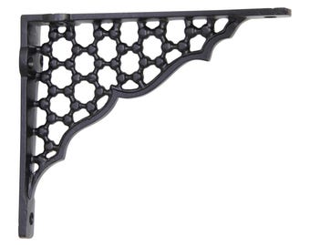 Honeycomb Farmhouse Iron Shelf Bracket 2 Sizes (2 Pack) - BK-IR8014 RCH Hardware