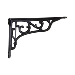 Rustic 8.5 Inch Iron Vineyard Shelf Bracket - BK-IR8203 from RCH Hardware