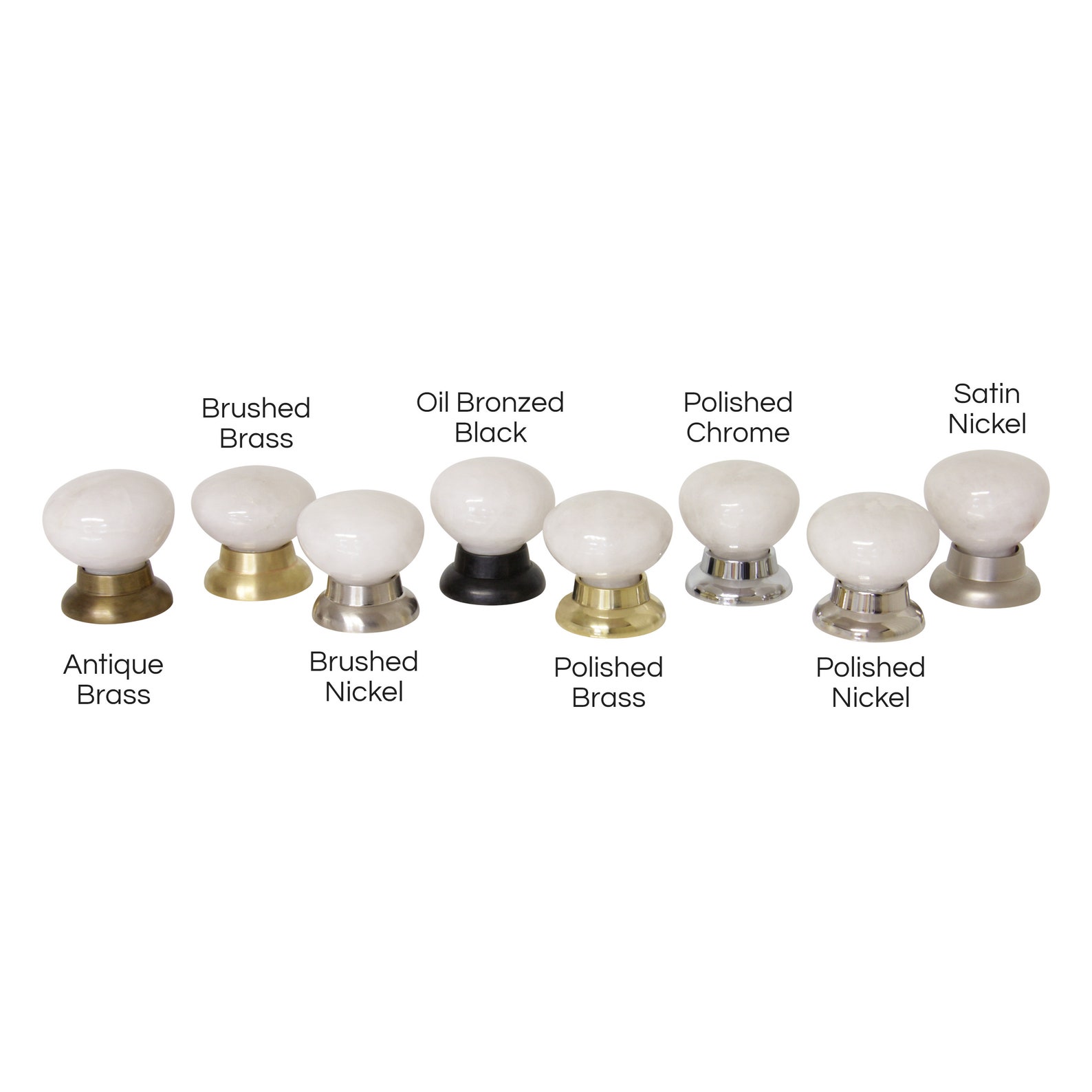 White Agate Natural Quartz Knob for Drawers and Etsy