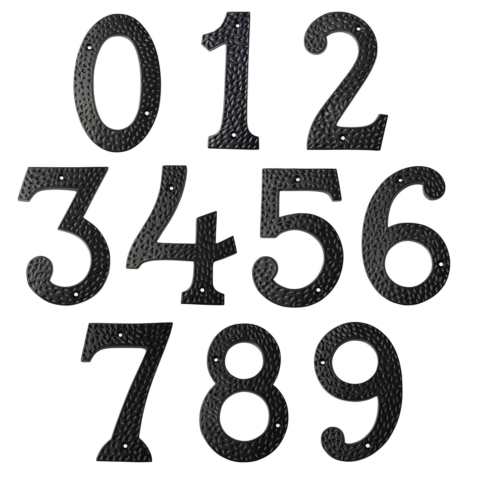 Modern Country 6 Inch Iron House Number for Address Plaque Etsy