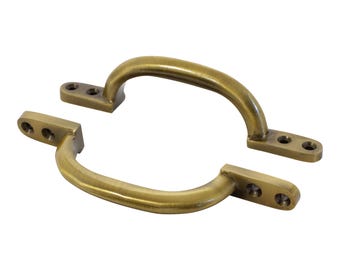 Traditional Classic D-Shaped Iron Handle Pull for Drawers and Cabinets (5 Pack) - HD-IR8360 from RCH Hardware