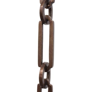 Rectangle Brass Hanging Chandelier Chain - CH-BR21-W from RCH Hardware Bronze