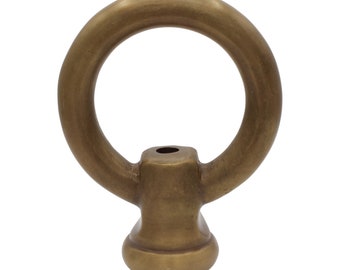 Traditional Simple Brass Brass Loop for Chandeliers and Lighting Fixtures - LP-BR01-88 from RCH Hardware