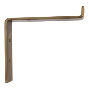 Z Modern Floating Heavy Duty Iron Shelf Bracket 3 Sizes (2 Pack) - BK-IR810Z RCH Hardware