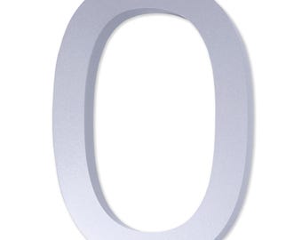 Modern Small Floating 3 Inch Acrylic House Number for Address Plaque, Mailbox, and Metal Signage - NO-AC101-76 from RCH Hardware