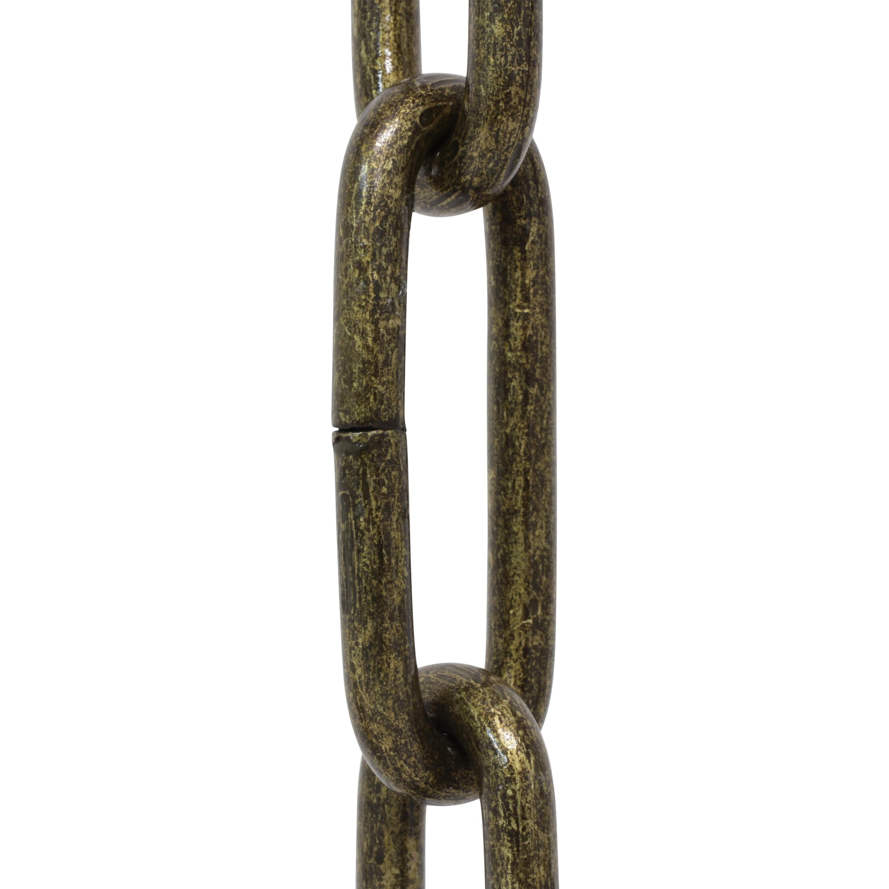 Standard Link Oval Coil Steel Hanging Chandelier Chain 10 Feet - CH-ST59-U from RCH Hardware