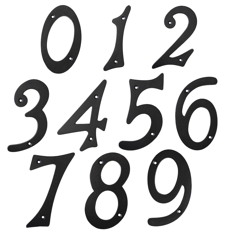 Rustic House Numbers - Etsy